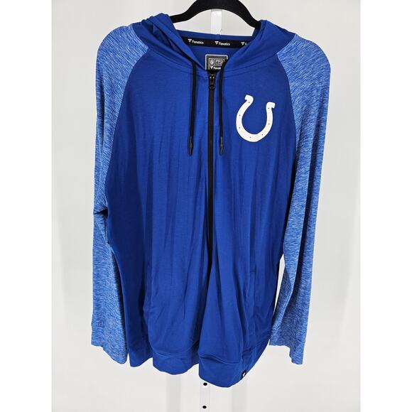Fanatics Tops - Fanatics Women's Sz 2XL Indianapolis Colts Script Full-Zip Hoodie in royal blue